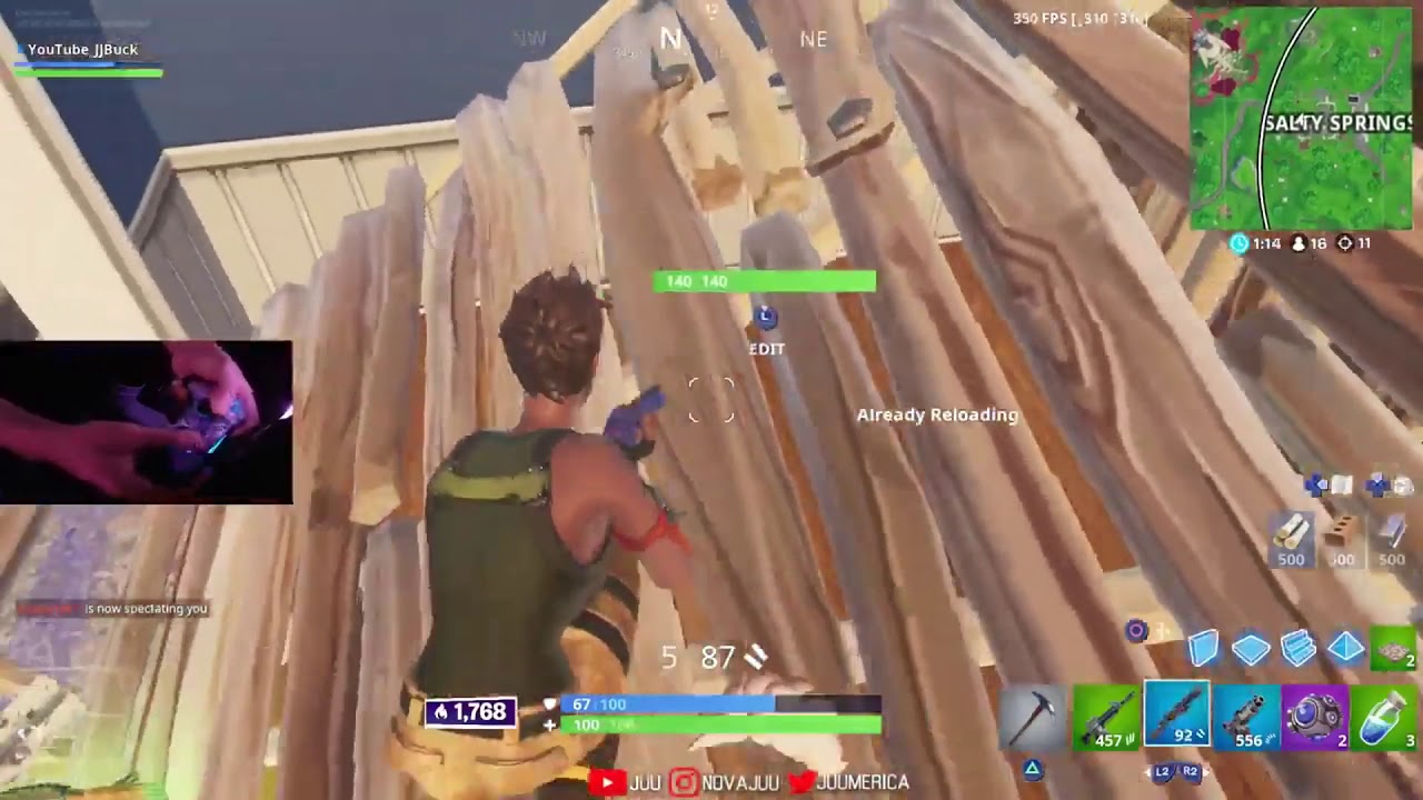 0 PING WITH A CONTROLLER IN ARENA IS NOT FAIR! HANDCAM (22 Kills)