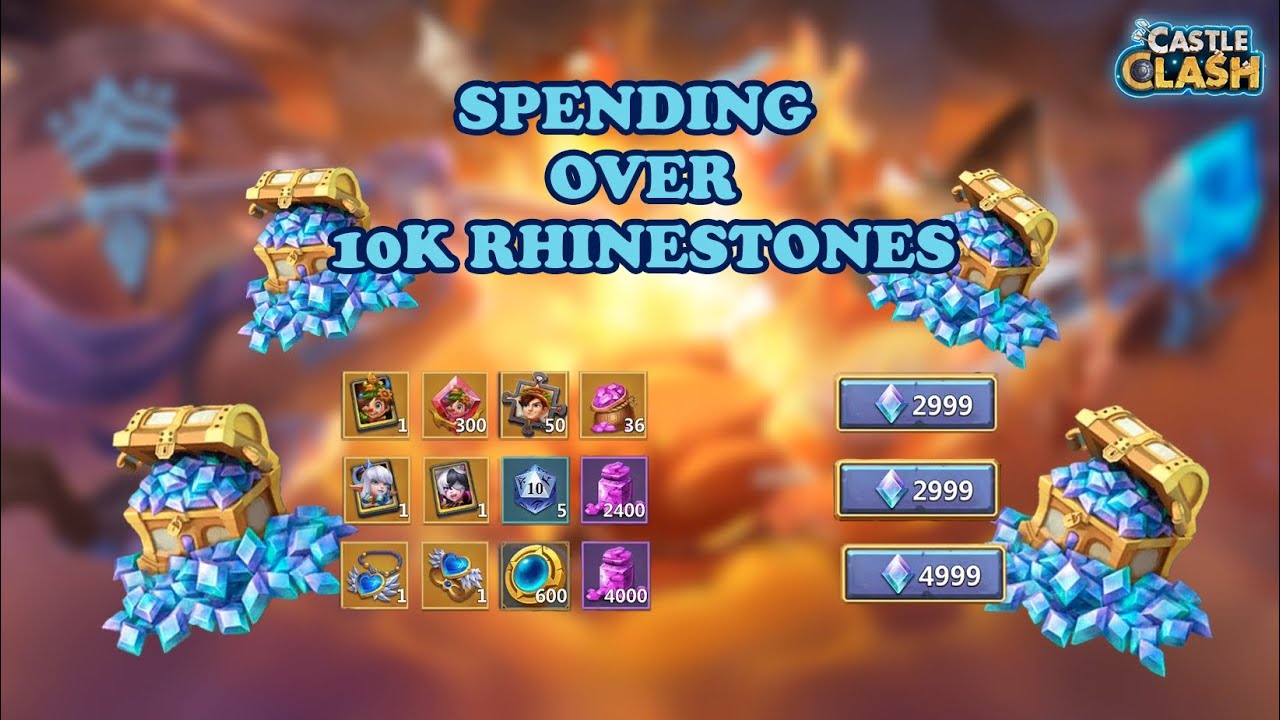 Castle Clash - I Spent Over 10K Rhinestones On These Packs. Was It Worth !?!