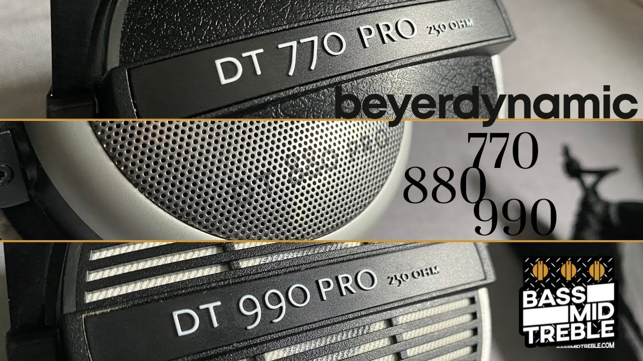 770 vs 880 vs 990 - Beyerdynamic Pro széria összehasonlítás és vélemény