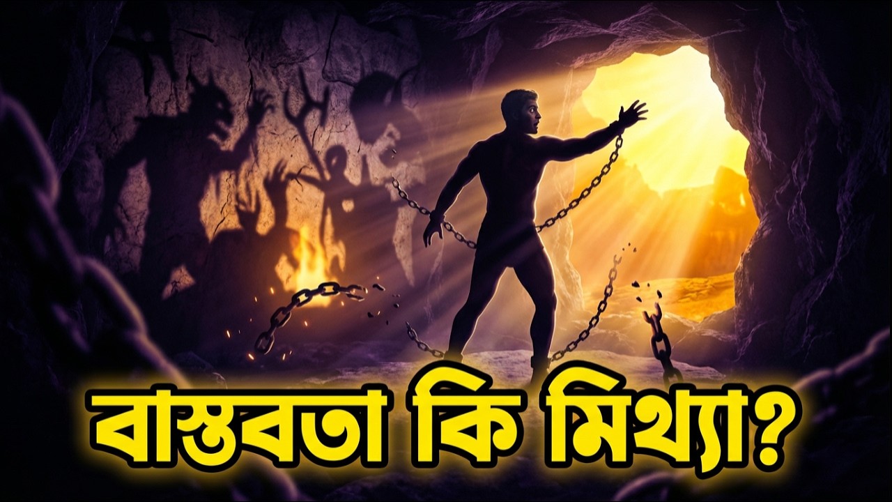 প্লেটোর গুহার দর্শন - The Allegory of Cave Explained | Reality কি Illusion? - জানুন সত্যের রহস্য