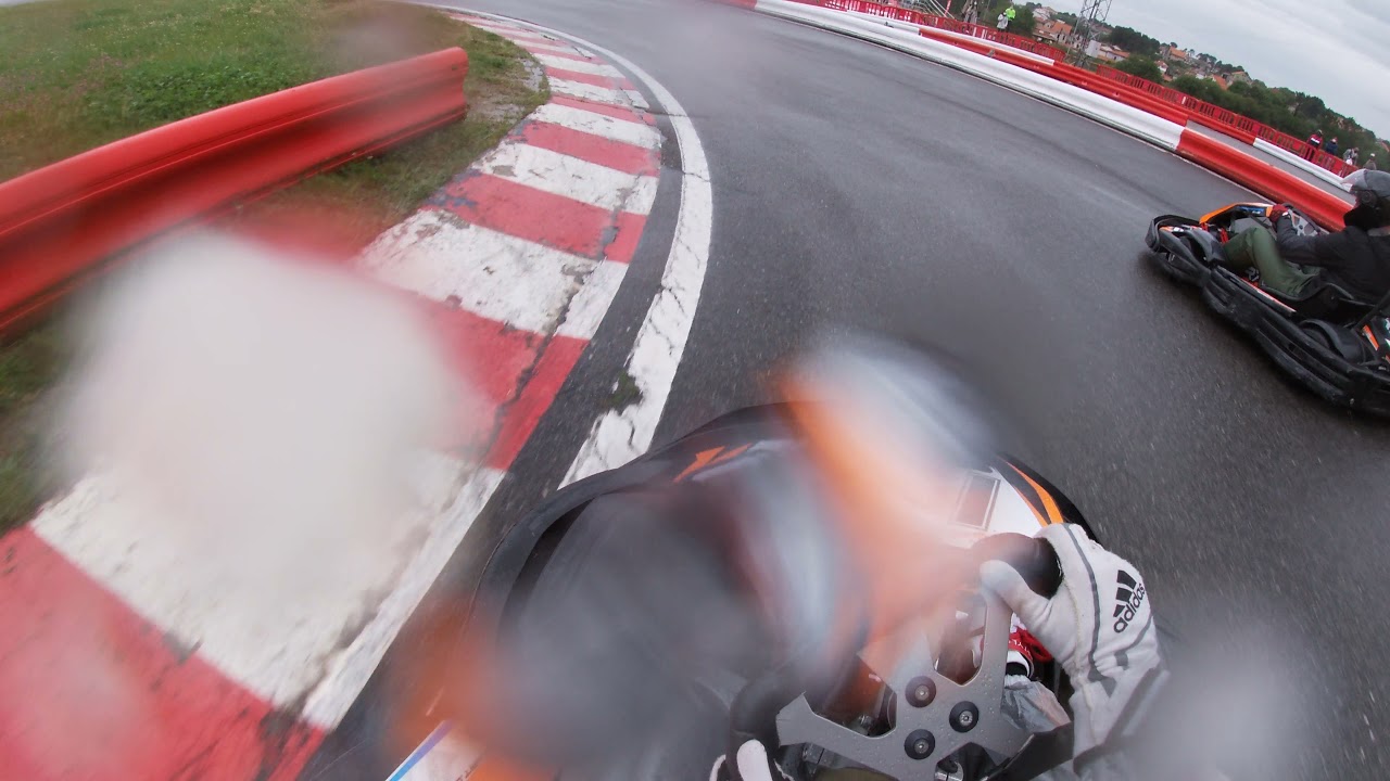 Primera prueba del CKAN 2021, Karting Sanxenxo. Final B. Trompo en la curva 3 y remontada hasta P1.