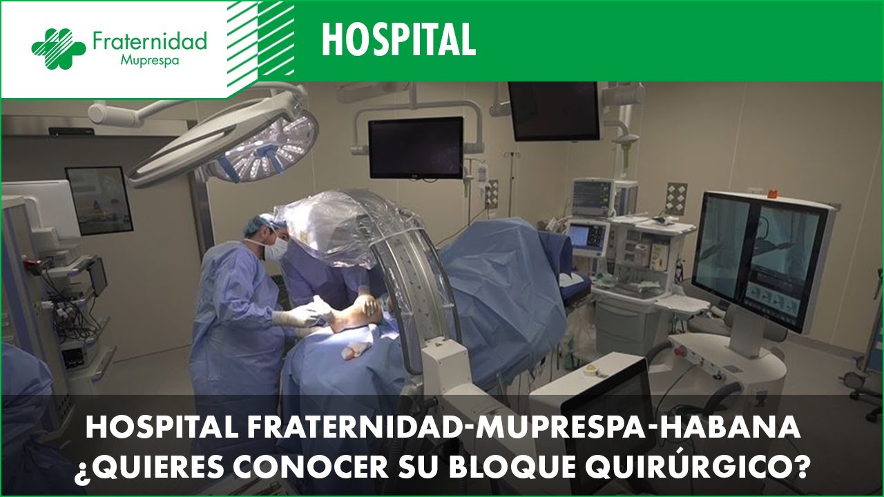 Hospital Fraternidad-Muprespa: Bloque quir&uacute;rgico