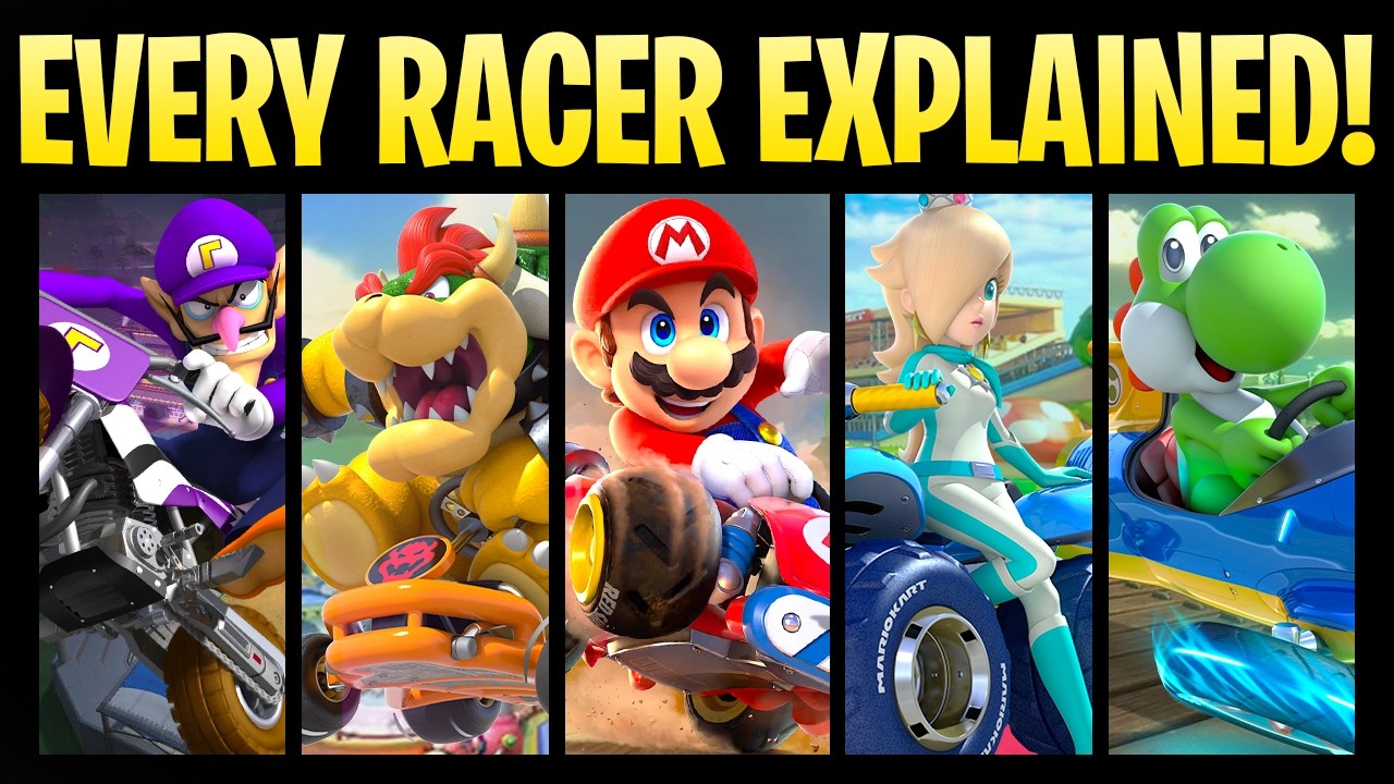 Every Character in Mario Kart Explained! | Super Mario Galaxy