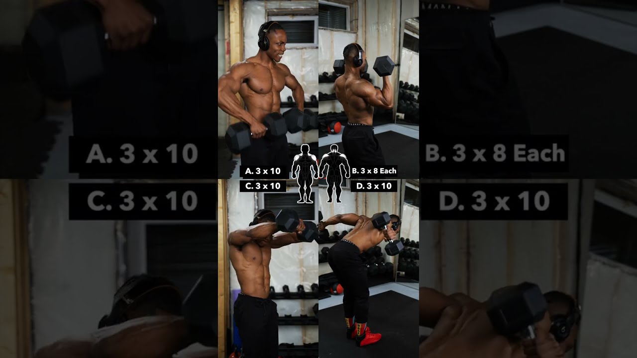 You don't need a Bench for this Dumbbell Shoulder Workout!