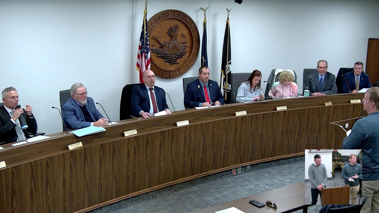 Howard County Government, IN - Council Meeting 1/27/2026