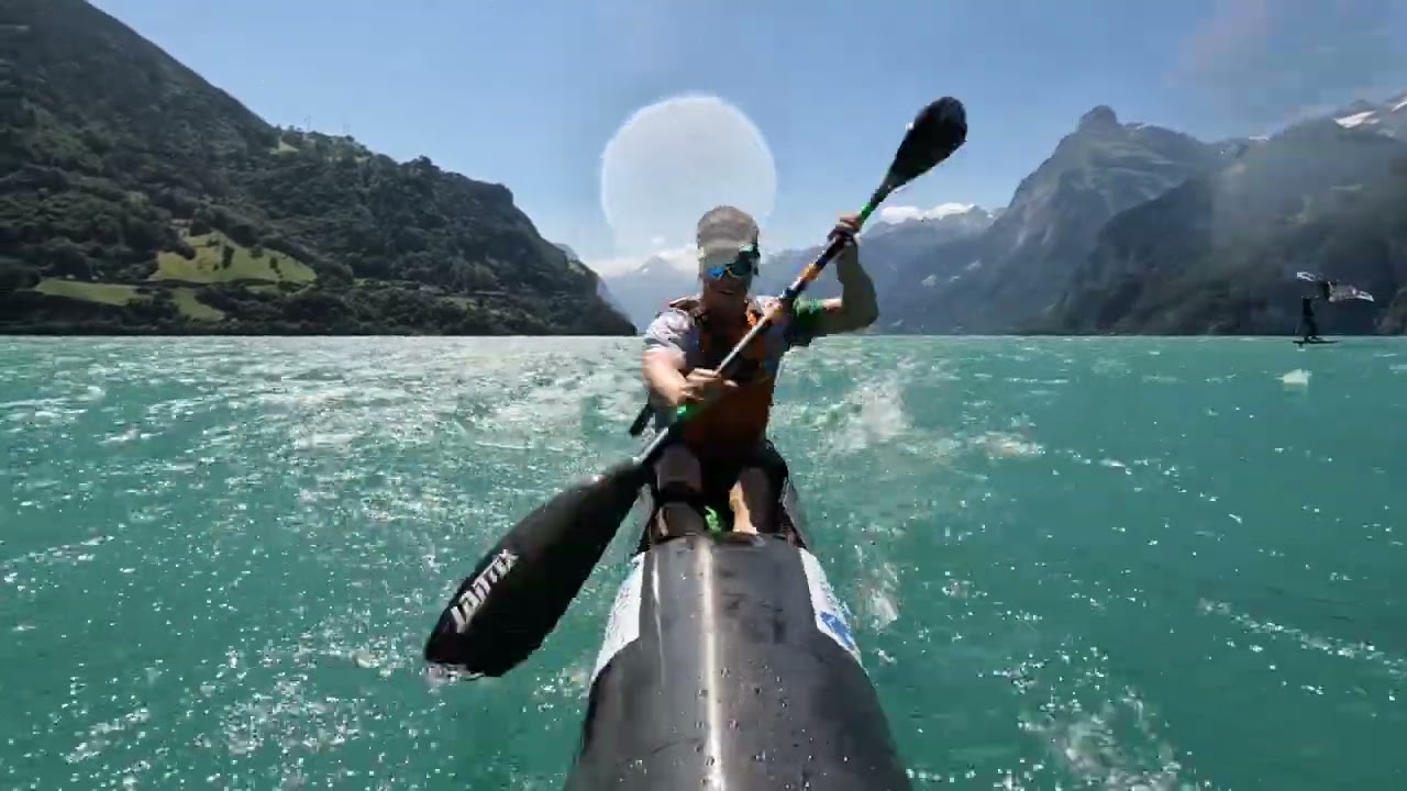 Herrlicher Downwind bei 30 Grad und 32 Knoten Rückenwind 😍🤙🏻
