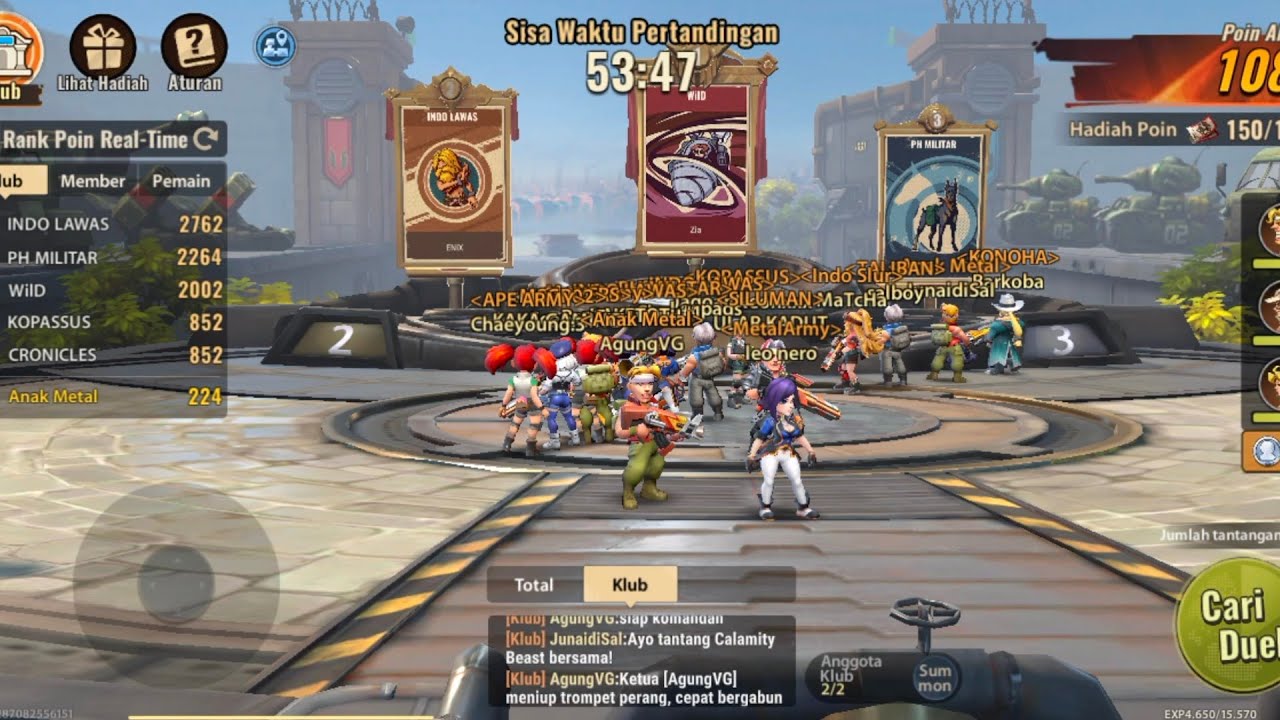 Metal Slug Awakening - Event Klub, Perang Tentara 1 Vs 1 Gameplay