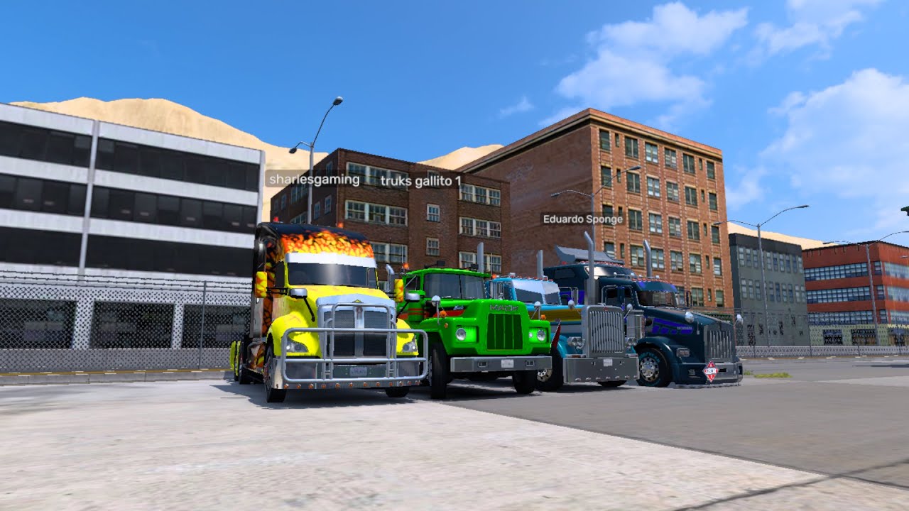 RUTA POR EL MAPA  LA MONTAÑA EN  CONVOY🚛🚛🚛  #atsmods