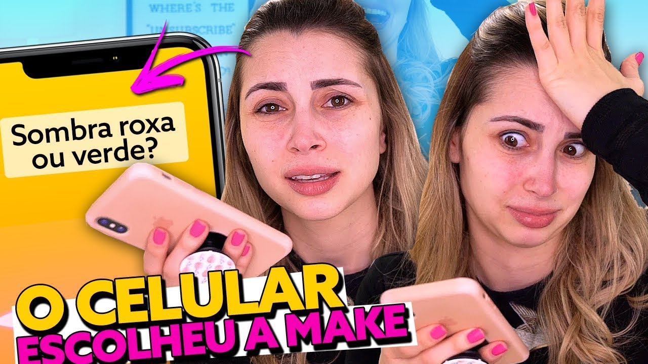 A SIRI ESCOLHEU TODA MINHA MAQUIAGEM - DEU RUIM? 🤦🏼‍♀️