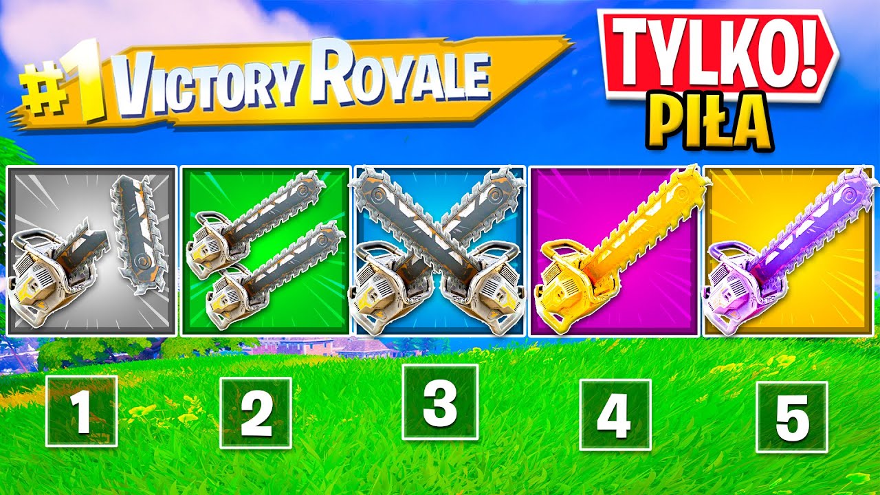 TYLKO PIŁA ŁAŃCUCHOWA CHALLENGE w Fortnite