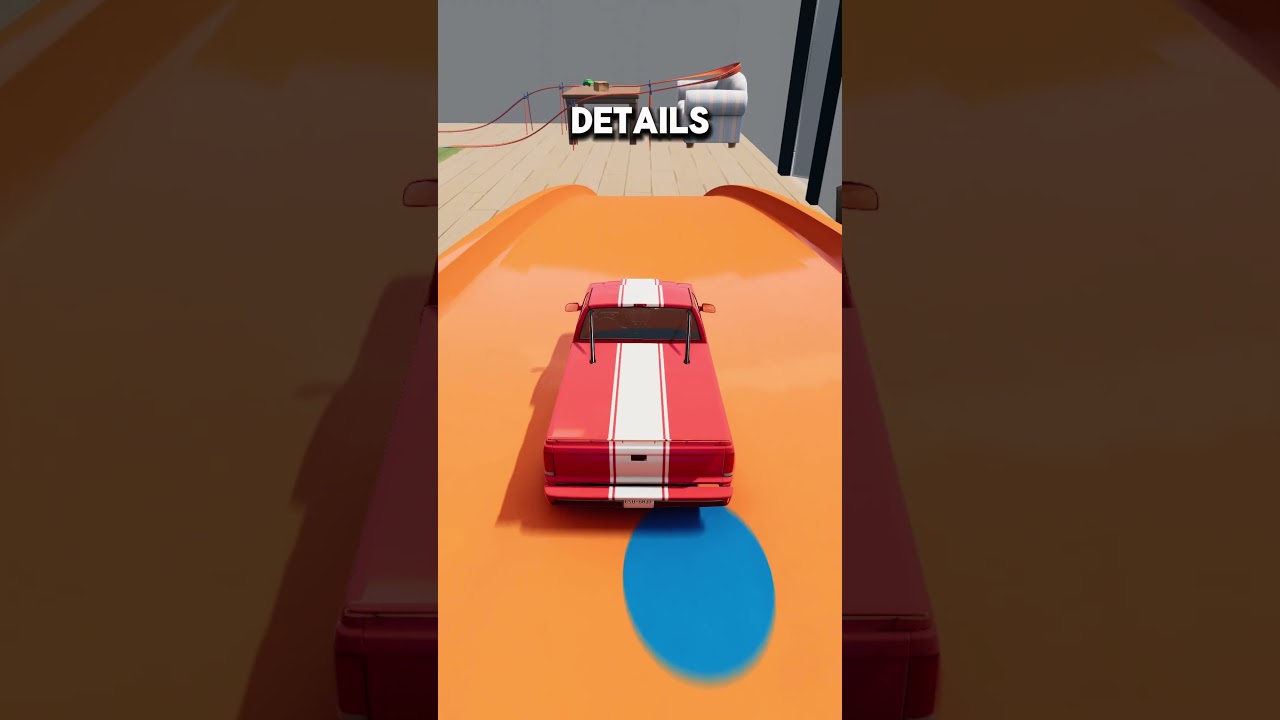 🔥HOT WHEELS Track in NEW BeamNG Map!🔥#shorts