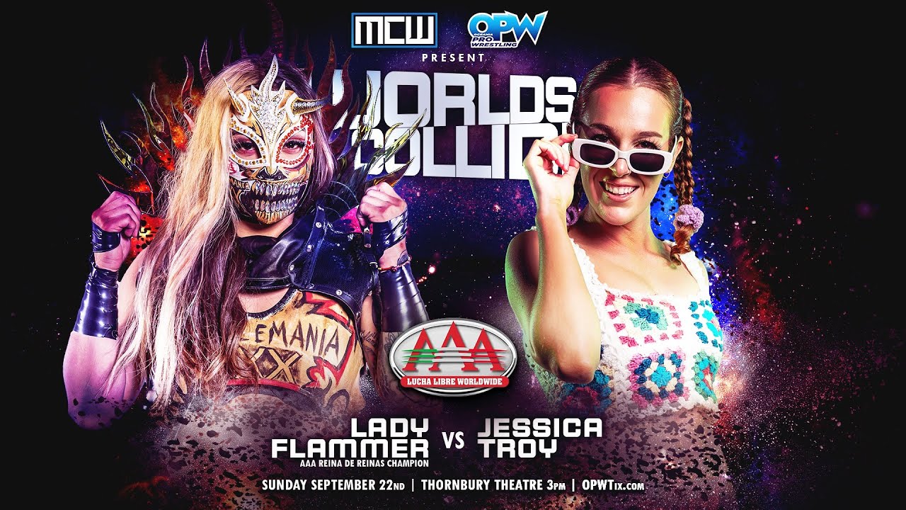 FLAMMER vs JESSICA TROY en AUSTRALIA   Lucha Libre AAA Worldwide