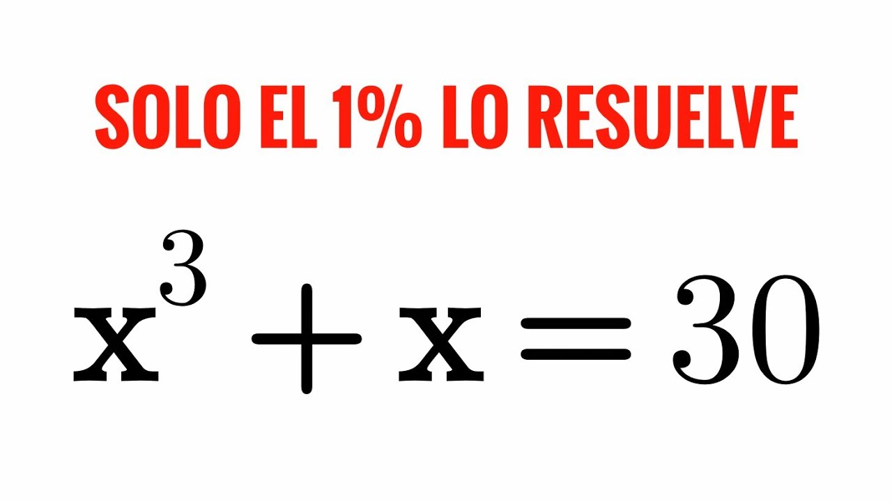 ¿Sabes hallar los tres valores de x?/La mayoría solo encuentra uno 