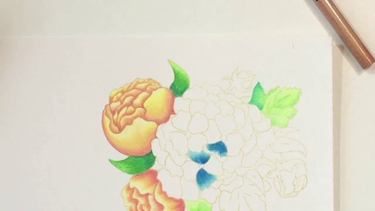 Inspired by Stamping Polychromos Pencil Tutorial