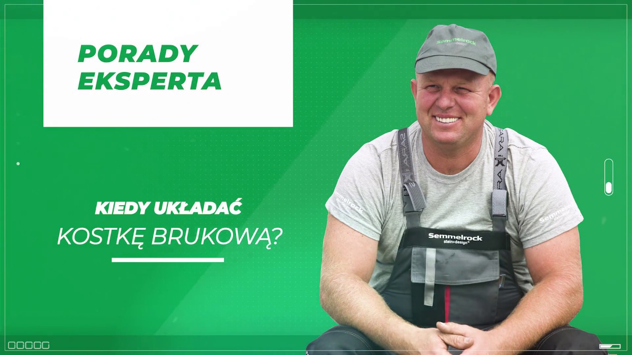 Kiedy układać kostkę brukową? | Semmelrock Stein+Design