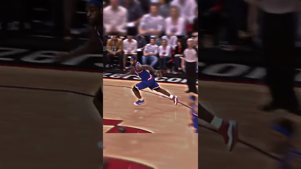 LeBron&rsquo;s highest vertical leap😳✈️🐐 #nba #basketball #lebron #viral #trending