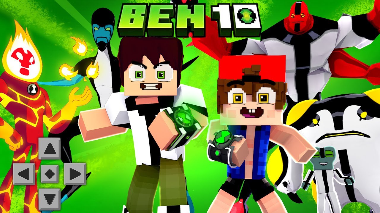 Minecraft PE - Who's Your Family? O FILHO DO BEN 10 CONSEGUIU SEU NOVO OMNITRIX ! ADDON BEN 10
