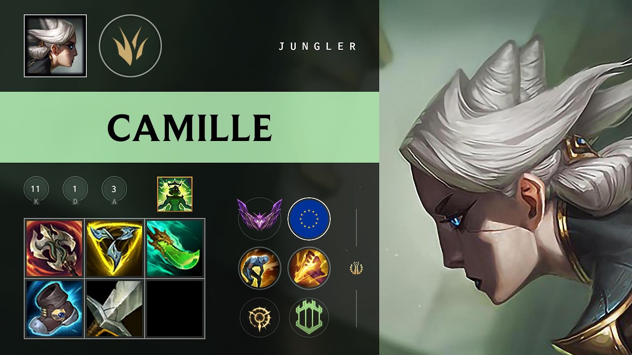 Camille Jungle vs Kayn - EUNE Master Patch 26.09