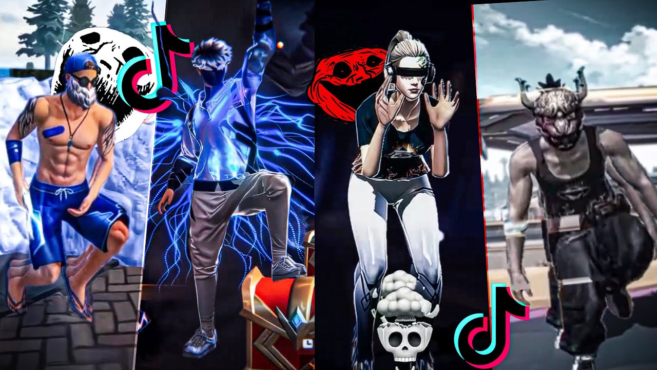 Free fire game troll face montage😈😱 edits | free fire tik tok edits compilation 🥶💀