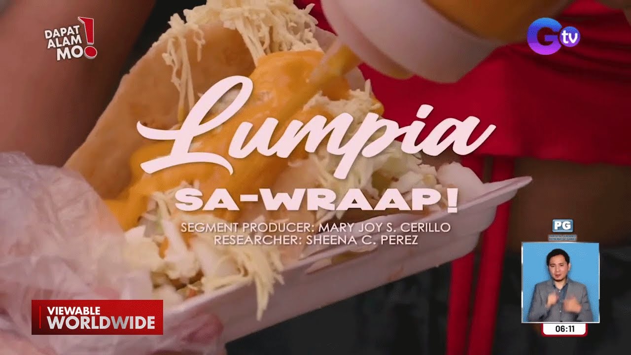 Level-up lumpia wrapper sa Rizal, tikman! | Dapat Alam Mo!