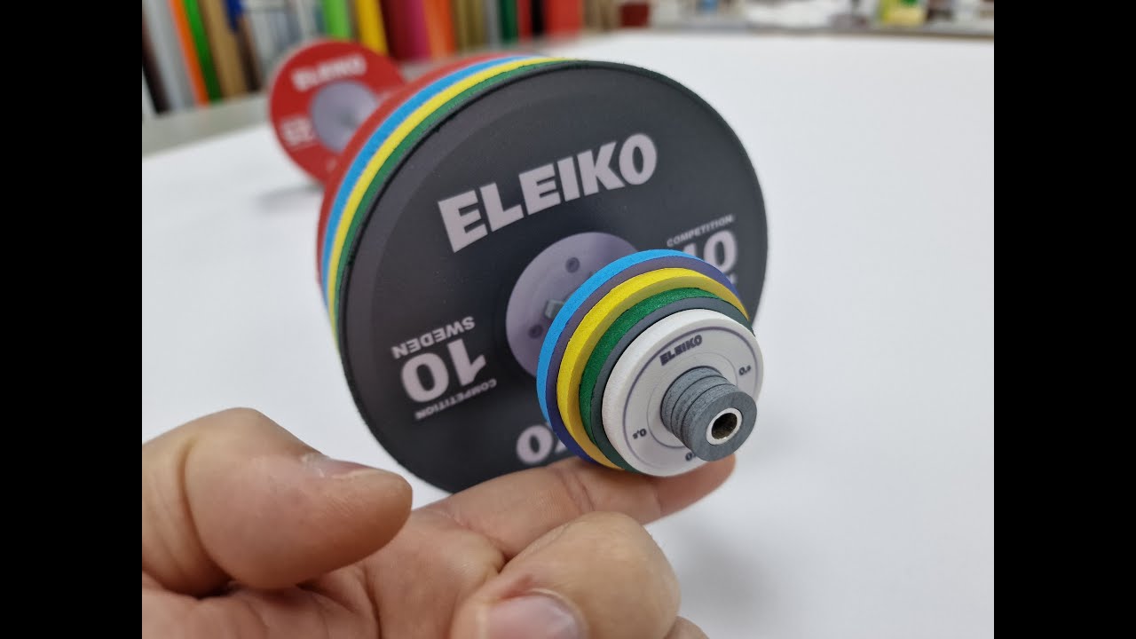 Eleiko mini weightlifting set! Model weights set!