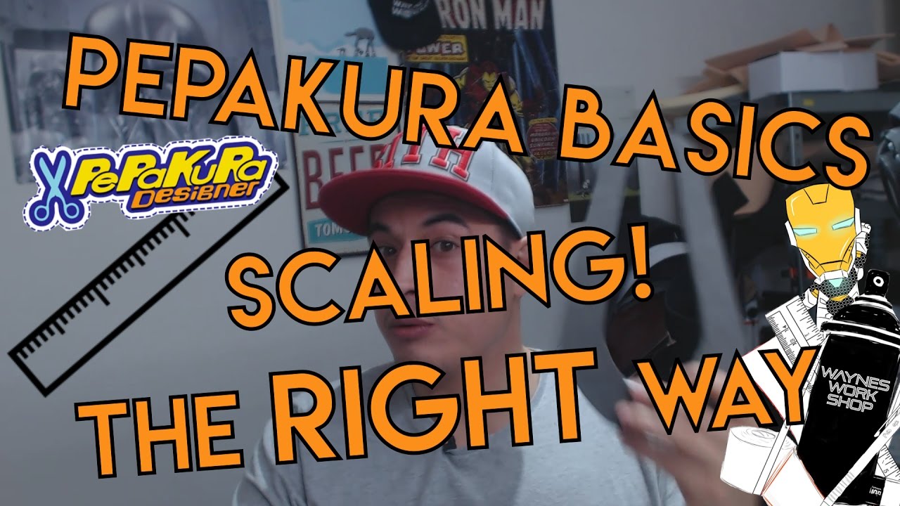 Pepakura basics, Scaling and how to do it.