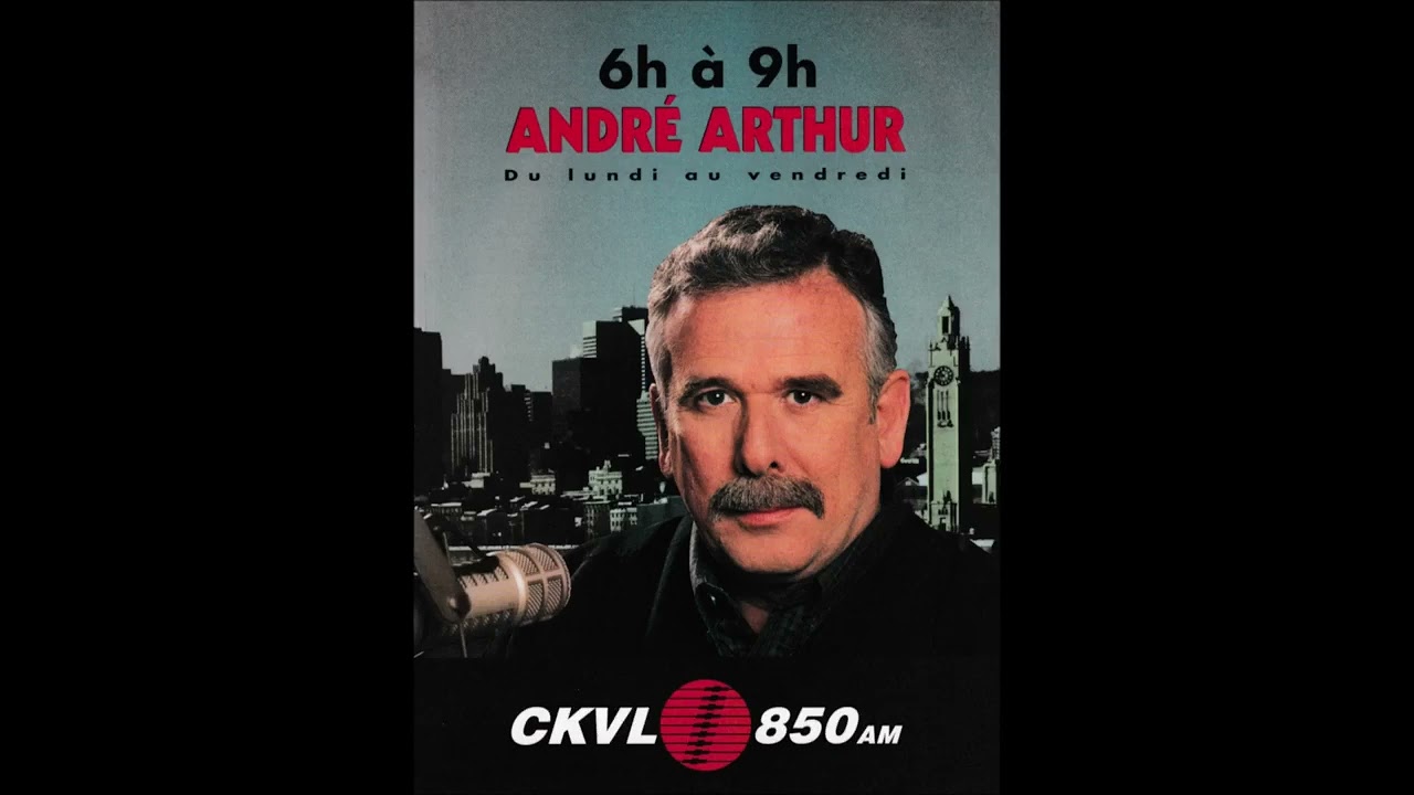 Andr&eacute; Arthur CKVL 850 AM Verdun pub-radio