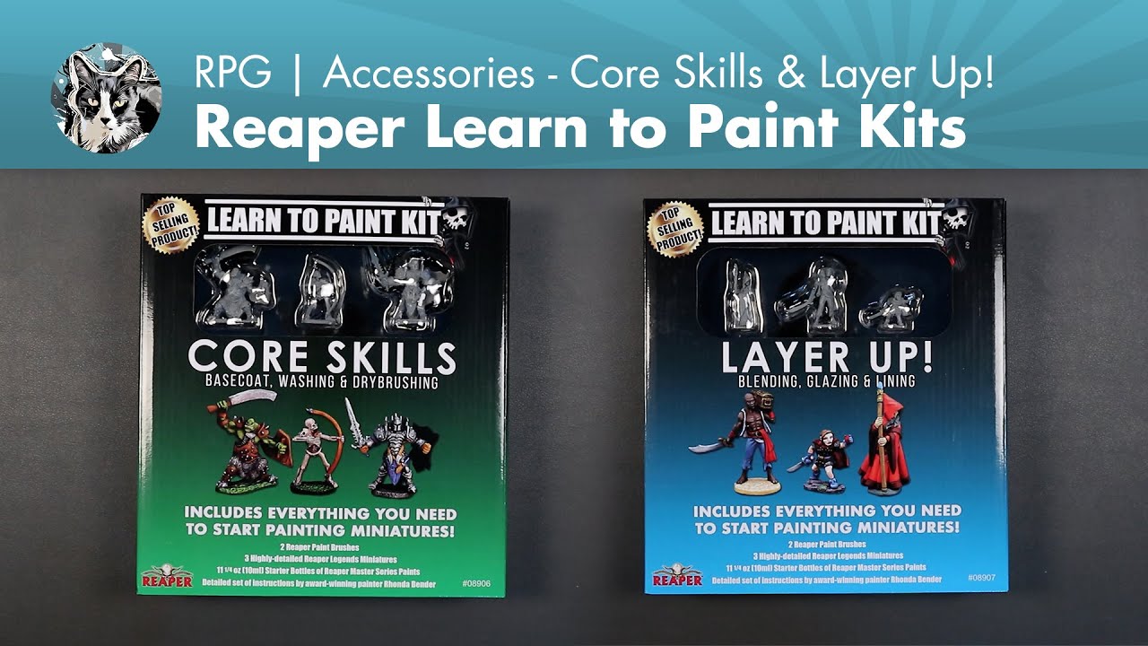 RPG | Reaper Learn to Paint Kits | Core Skills & Layer Up!