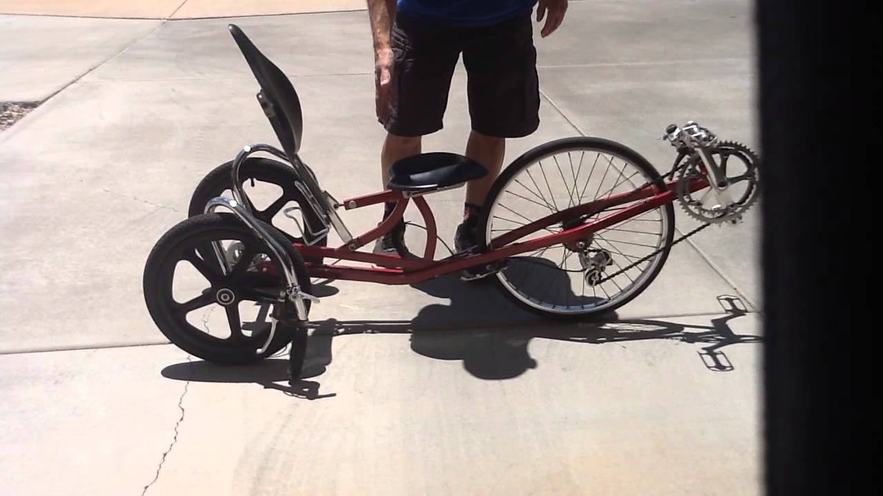 Vintage Recumbent Rear Lean  Steer Trike information By Nutzo