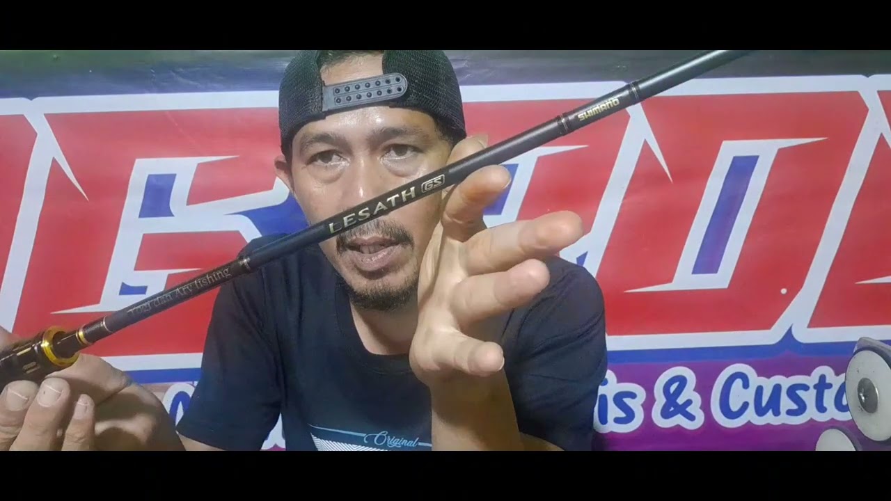 LESATH GS ...LYCAN ECLIPS 10-20 LBS. # galatama lele ##custom #fhising rod #