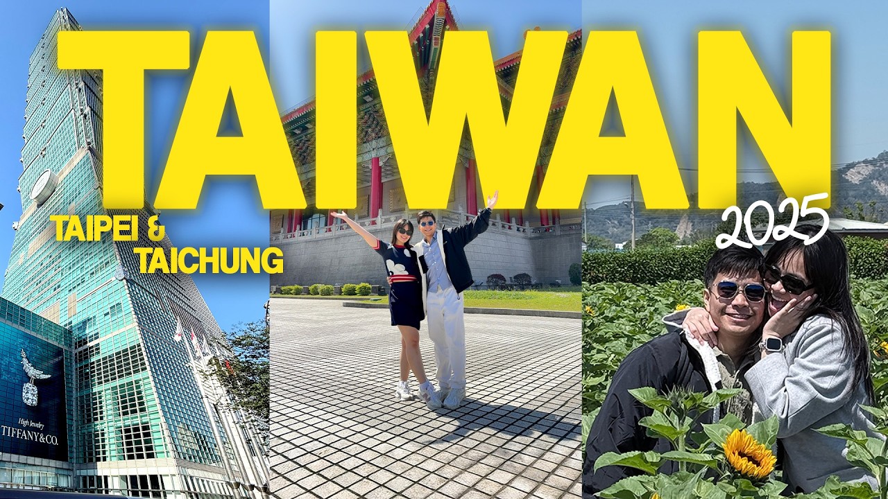 First Time in Taiwan | March 2025 | Taipei & Taichung | Winter to Spring Transition
