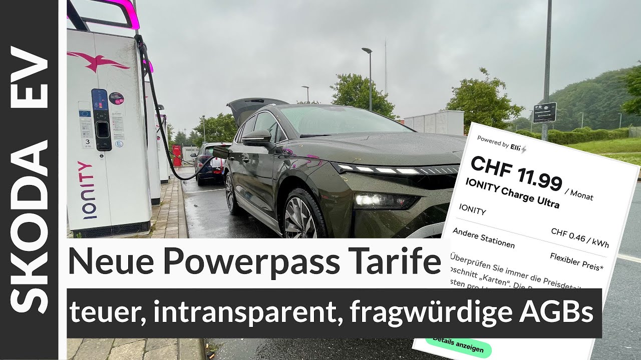 Neue Skoda Powerpass Ladetarife - lohnt es sich oder Mogelpackung?