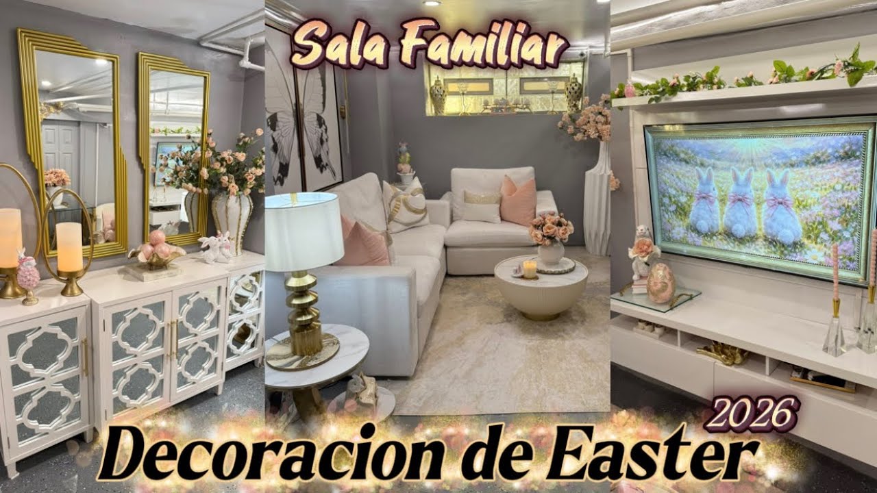 Decoracion de mi sala familiar 🐇 Easter 2026
