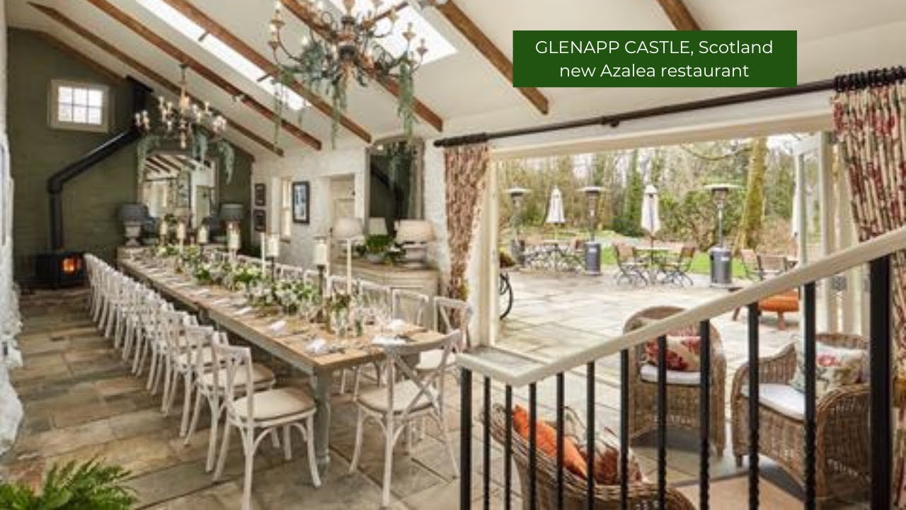 Glenapp Castle, Scotland - new Azalea restaurant