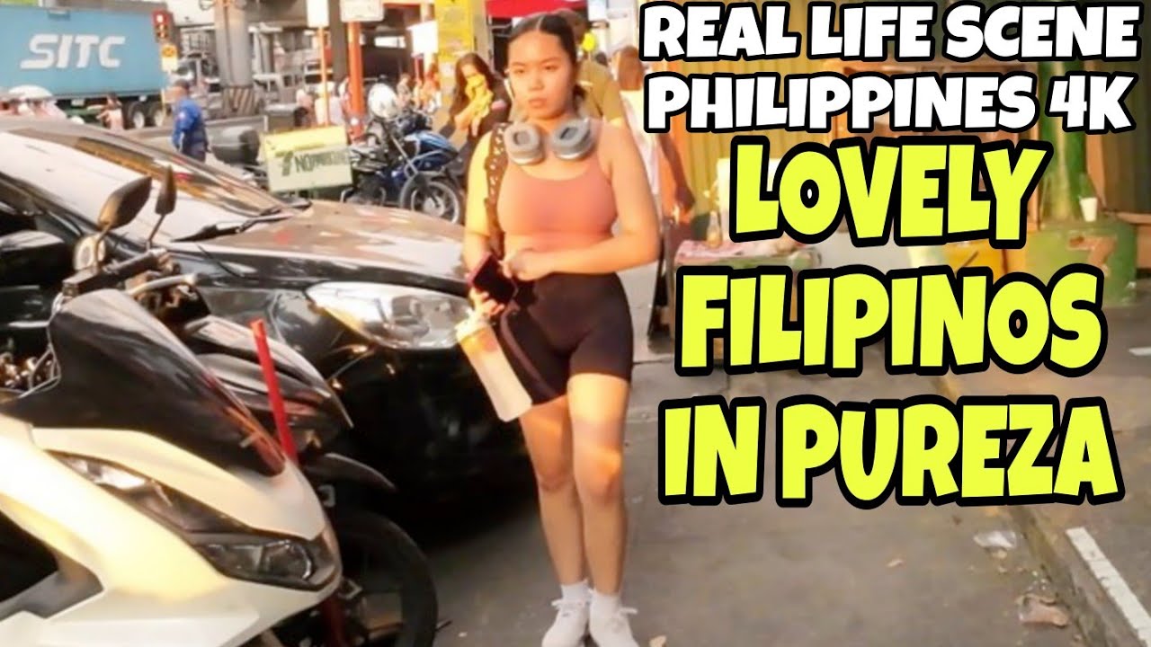 LOVELY FILIPINOS IN STA MESA MANILA PUREZA PUP TOUR WALKING IN PHILIPPINES 4K BEST TOUR FROM HOME