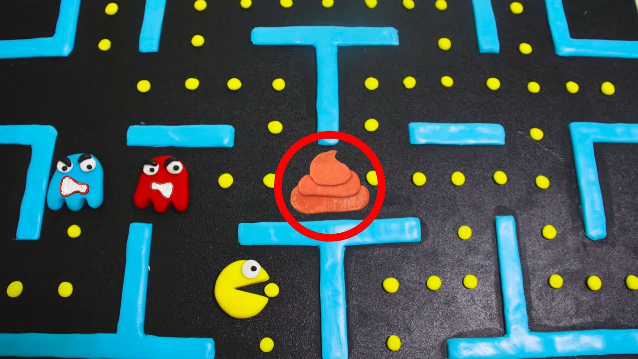 Mummy Pac Vs Ghost CHALLENGE | Pacman stop motion