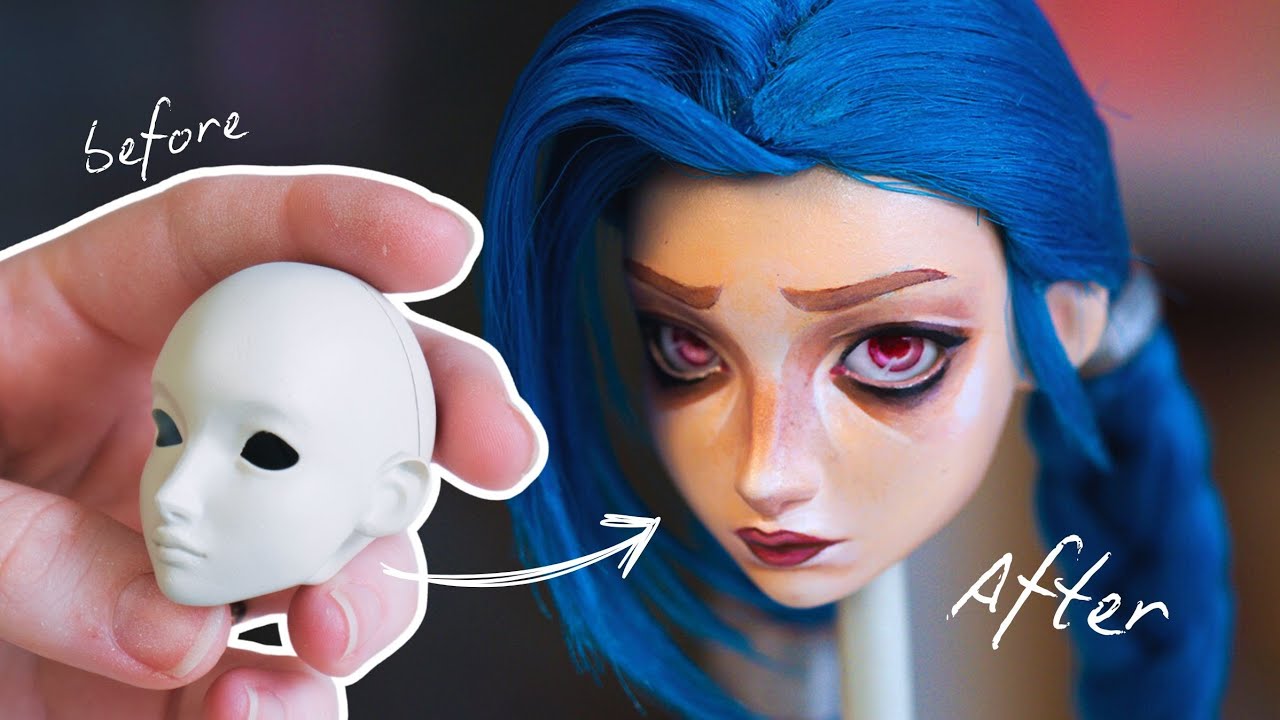 Crafting Jinx: An Arcane-Inspired 3d Printed Custom Doll