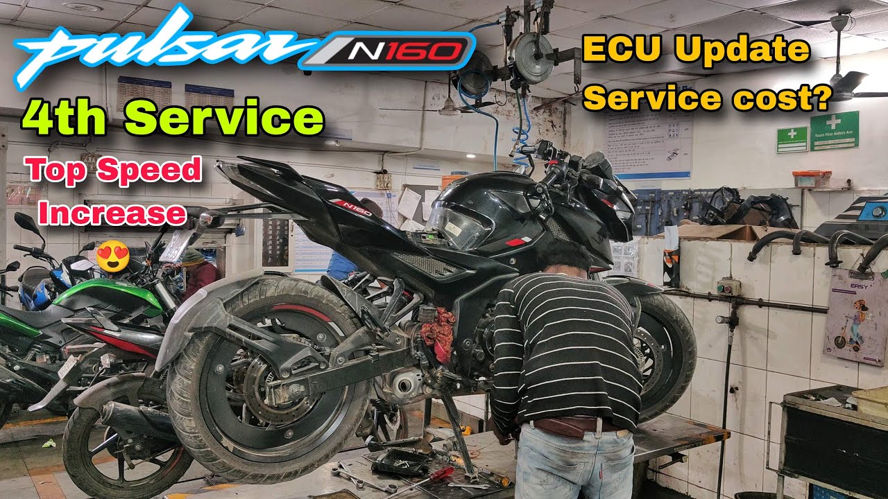 Pulsar N160 4th Service Cost? | ECU Update & Top Speed Increase 🔥