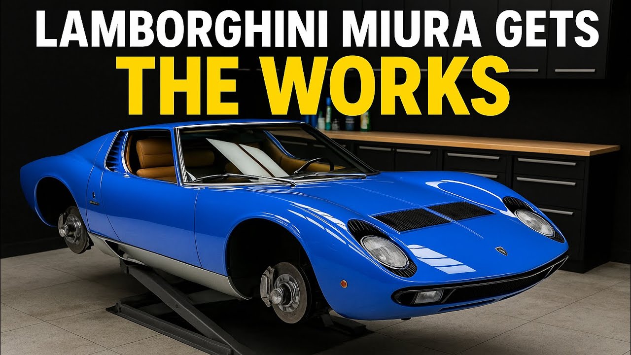 Lamborghini Miura Concours Detail | Dry Ice, Paint Correction & Ceramic Coating