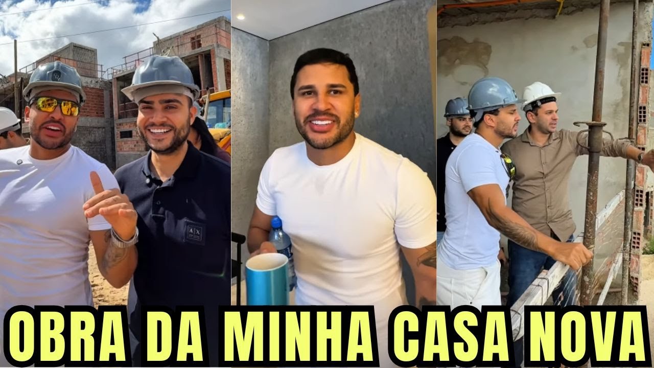 🙏VISITANDO A OBRA DA MINHA NOVA CASA #lucasguimarães #lucasguimaraes #eitaglória