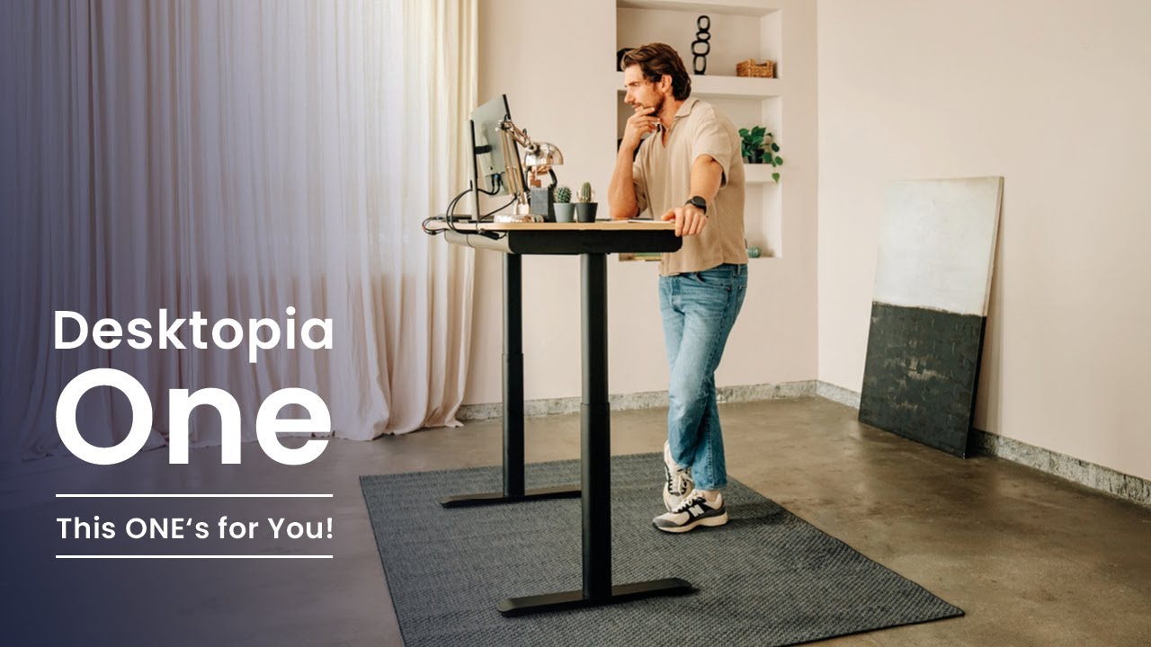 Ergotopia&reg; Desktopia One - This One&acute;s for You! Elektrisch h&ouml;henverstellbarer Schreibtisch