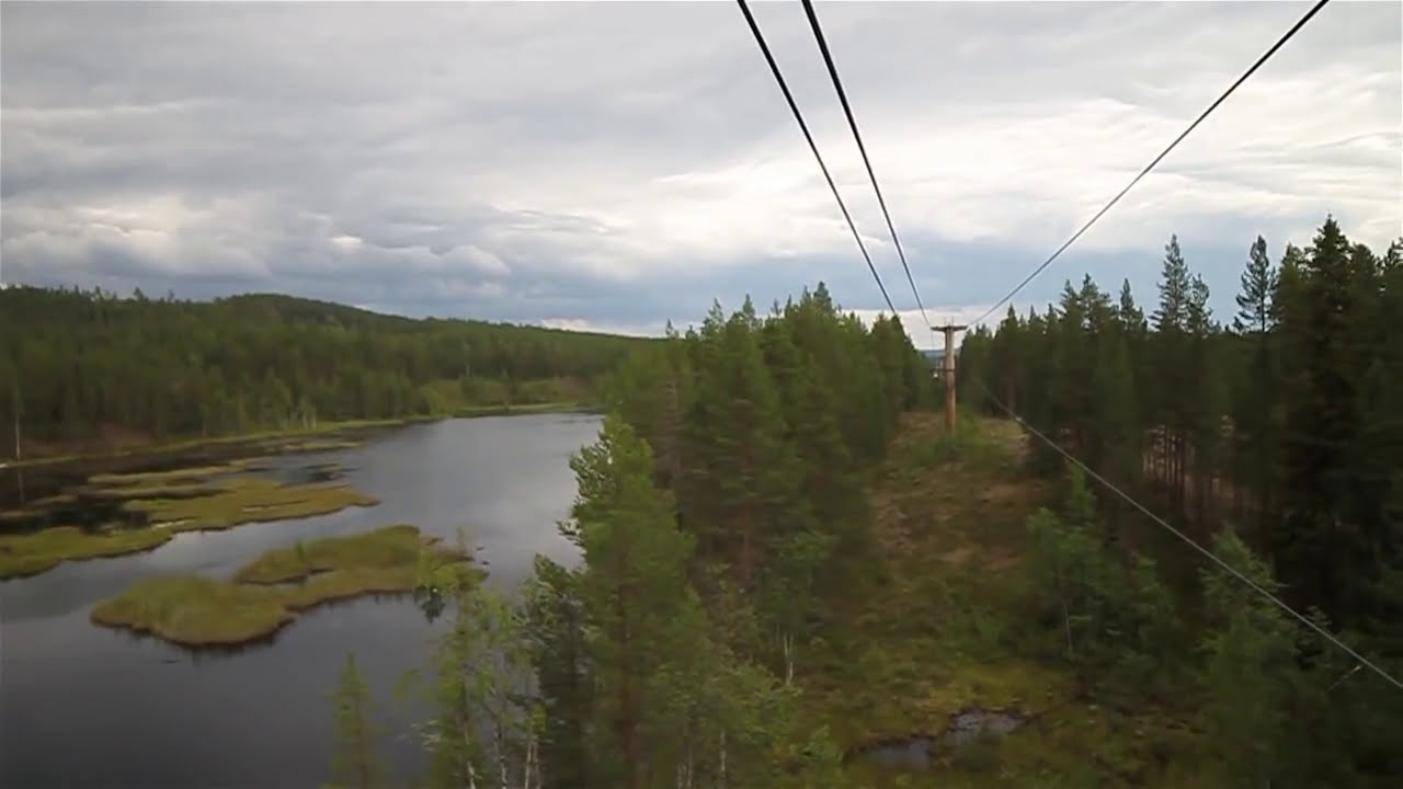The Worlds Longest Ropeway - Linbanan Kristineberg - Boliden - Menstr&auml;sk - &Ouml;rtr&auml;sk