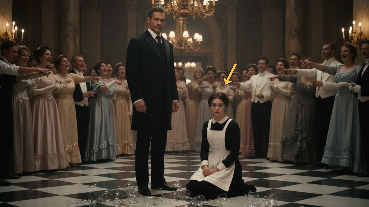 They Laughed When She Dropped the Tray — But the Cold Duke Stood Up and Made Everyone Fall Silent…
