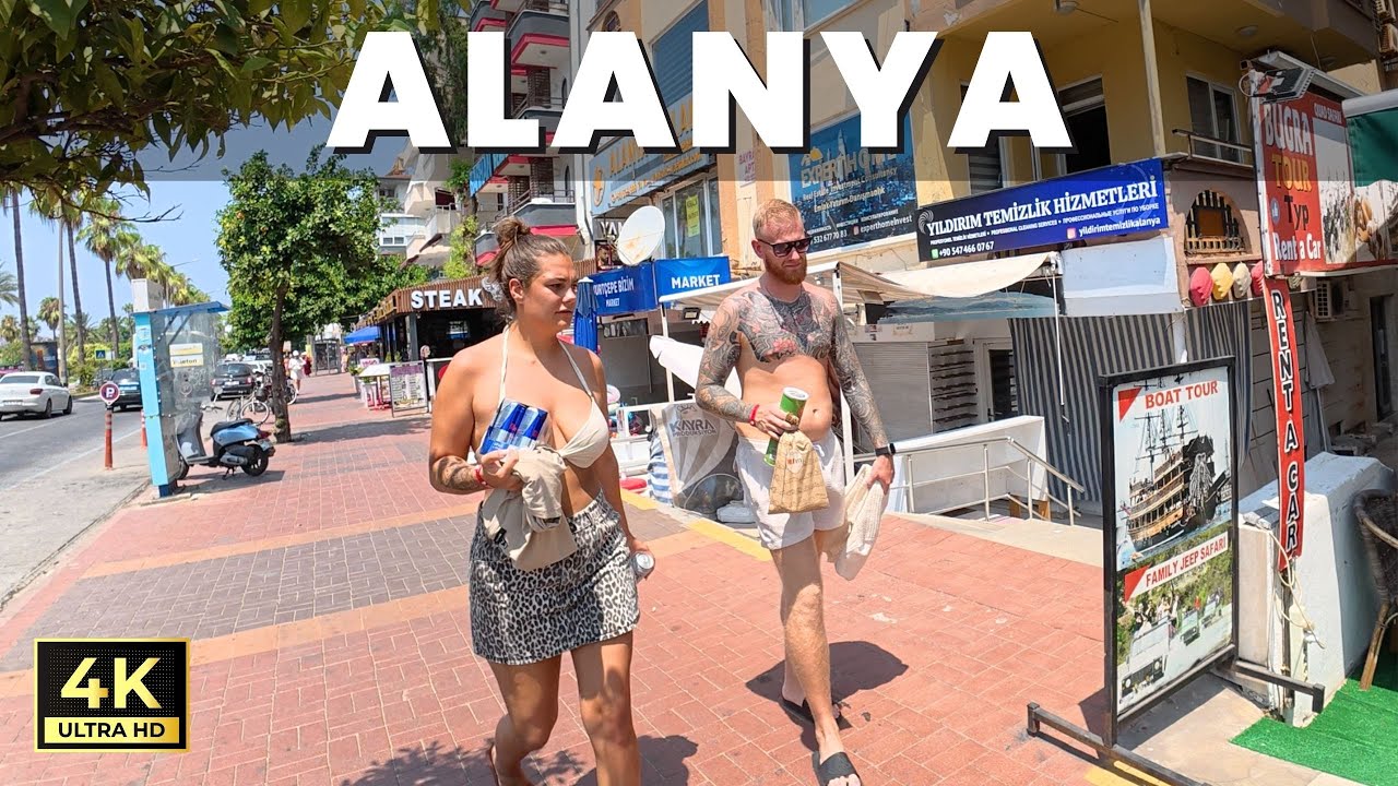 Alanya Güller Pınarı Walking Tour | Antalya Turkey | July 17, 2025 [4K HD/60 fps]