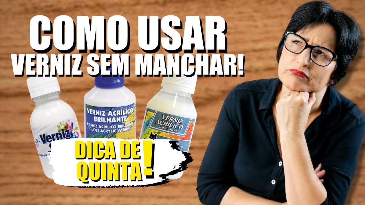 SEGREDO para o VERNIZ não MANCHAR! Tania Marquato