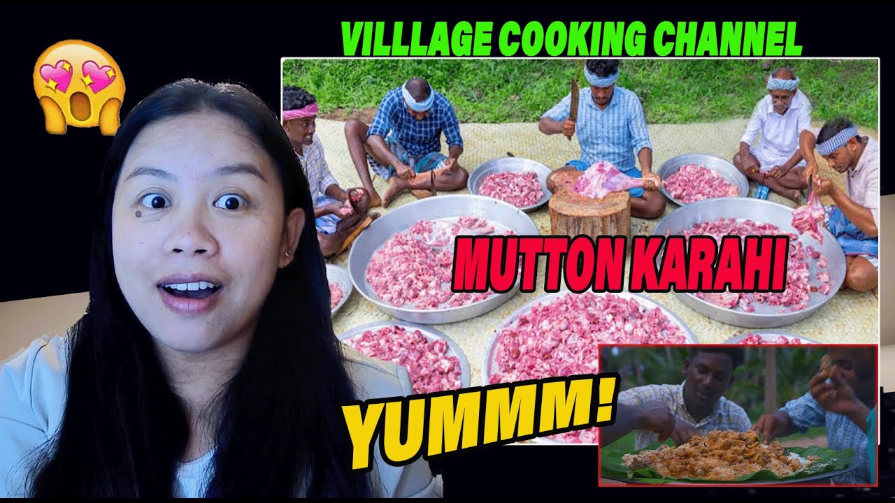MEAT HUNT | MUTTON KARAHI | Pakistani Recipe Cooking In Indian Village |   😍👍 Reaction!