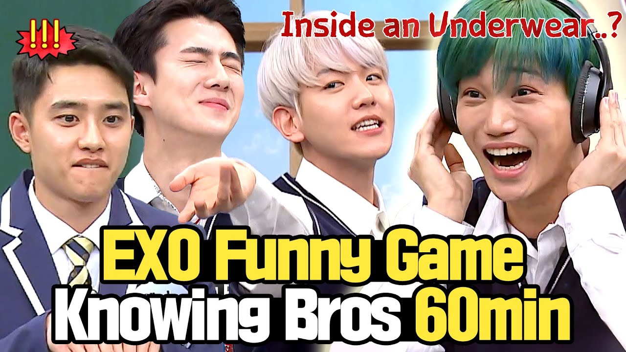 [Knowing Bros] Literally Can't Stop Laughing 🤣 EXO Funny Game Moments Compilation