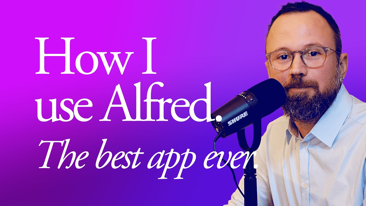 Как я использую Alfred.
