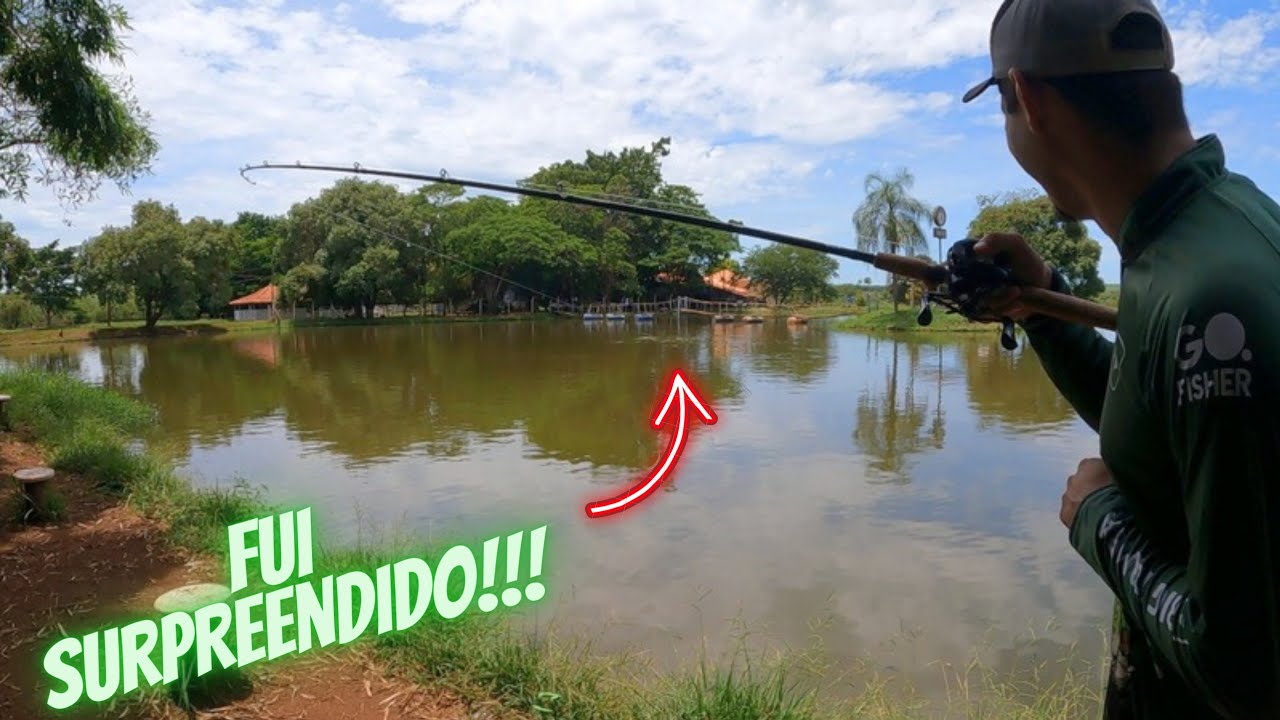 FUI SURPREENDIDO!!! FOI 100% EVA... Pesqueiro Skifish Tarumã-SP