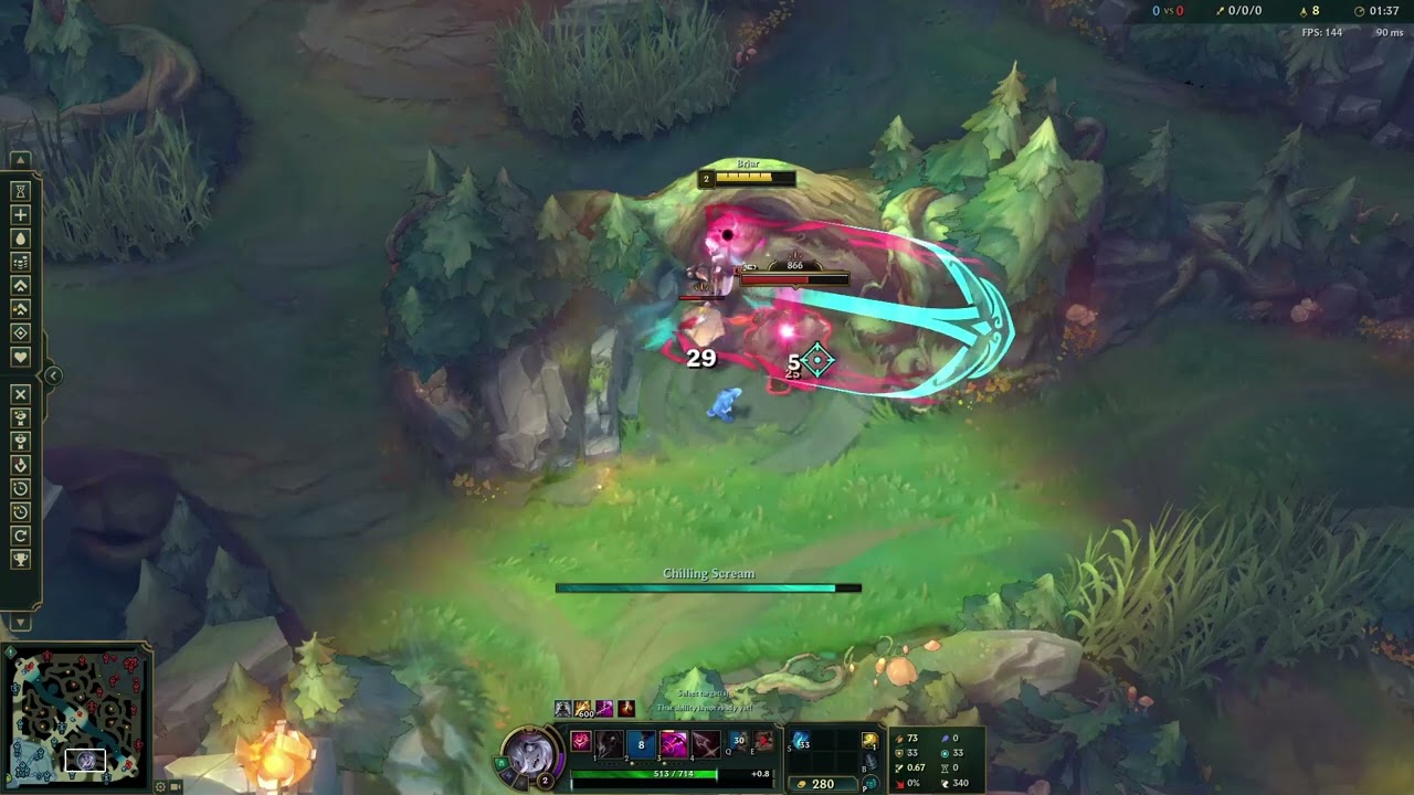 250 briar raptors start RECALL full clear on PBE